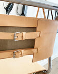 CHAIR - VINTAGE S33 CANTILEVER CHAIR IN NATURAL HARNESS LEATHER