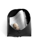 Leather basket: FOLD - large (dark brown)