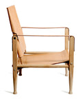 CHAIR - KK47000 SAFARI CHAIR IN ASH AND HARNESS LEATHER