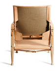 CHAIR - KK47000 SAFARI CHAIR IN ASH AND HARNESS LEATHER