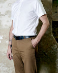 Leather belt: BJØRN 38 (black)
