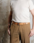Leather belt: BJØRN 38 (natural)