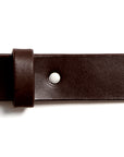 Leather belt: ALEXANDER 25 (dark brown)