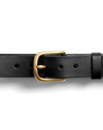 Leather belt: ALEXANDER 29 (black)
