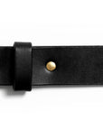 Leather belt: ALEXANDER 29 (black)