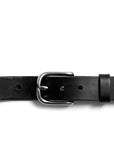 Leather belt: ALEXANDER 29 (black)