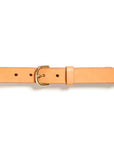Plaited leather belt: HELLE (natural)