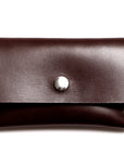 Leather wallet: GRANT (dark brown)