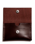 Leather wallet: GRANT (dark brown)