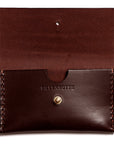 Leather wallet: ADAM (dark brown)