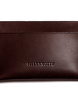 Leather cardholder: MICKEY (dark brown)