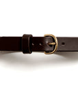 Leather dog collar: MESTER (dark brown)