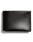 Leather bifold wallet: BECH (black)