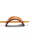LEATHER & HORN HAIR PIN: ARC (NATURE)