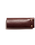 Leather key pouch: KARL small (dark brown)