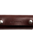 Leather key pouch: KARL small (dark brown)