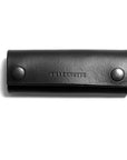 Leather key pouch: KARL small (black)