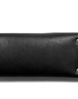 Leather key pouch: KARL large (black)