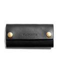 Leather key pouch: KARL large (black)