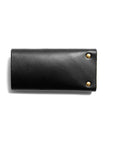 Leather key pouch: KARL large (black)