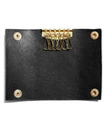 Leather key pouch: KARL large (black)