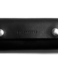 Leather key pouch: KARL large (black)