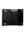 Leather key pouch: KARL large (black)