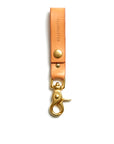 Leather keyring: CARLO small (natural)