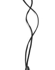 Leather key lanyard: CHRISSY (black)