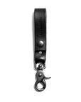 Leather keyring: CARLO small (black)