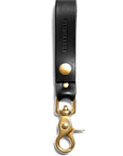Leather keyring: CARLO small (black)
