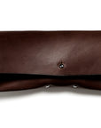 Leather glasses case: FELBY (dark brown)