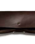 Leather glasses case: FELBY (dark brown)
