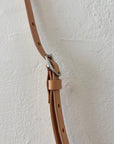 Leather shoulder bag: MARIE (natural)