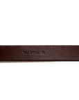 Leather belt: TRINE (dark brown)
