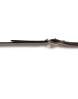 Leather belt: LAURITS (dark brown)