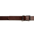 Leather belt: LAURITS (dark brown)
