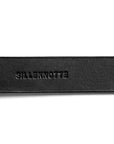 Leather belt: TRINE (black)