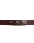 Leather belt: URSULA (dark brown)