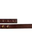Leather belt: URSULA (dark brown)