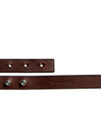 Leather belt: URSULA (dark brown)