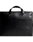 Leather briefcase: AMBASSADOR (black)