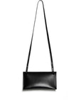 Leather clutch & shoulder bag: RIGMOR MINI (black)