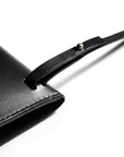 Leather clutch & shoulder bag: RIGMOR MINI (black)