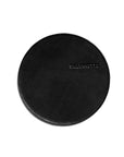Leather coaster: VINO small (black) - set of 4