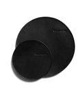 Leather coaster: VINO large (black)