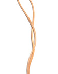 Leather key lanyard: CHRISSY (natural)