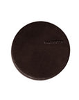 Leather coaster: VINO small (dark brown) - set of 4